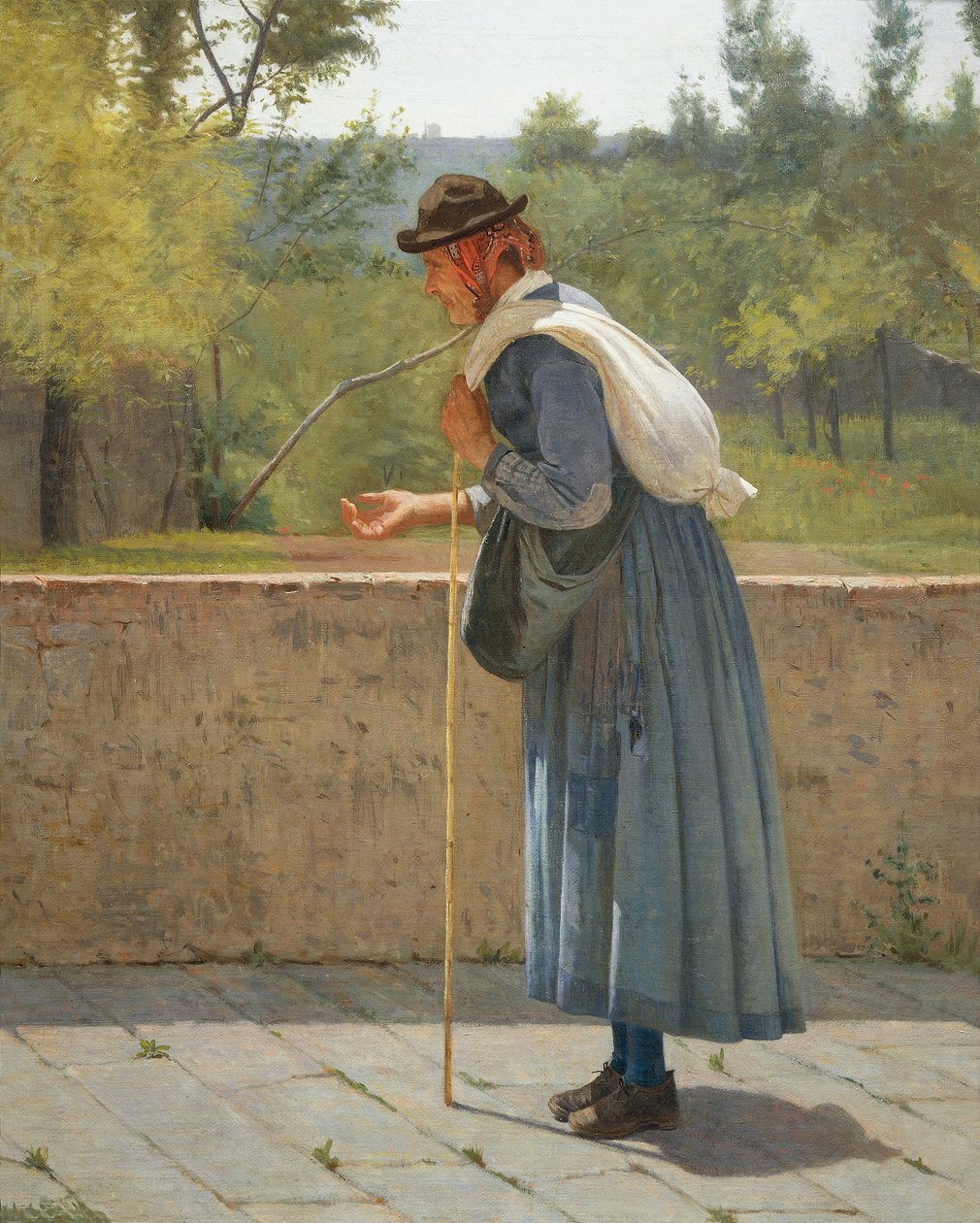 Alamizsnás alkotó: Silvestro Lega