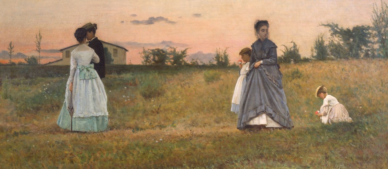 Vőlegények vagy jegyesek alkotó: Silvestro Lega