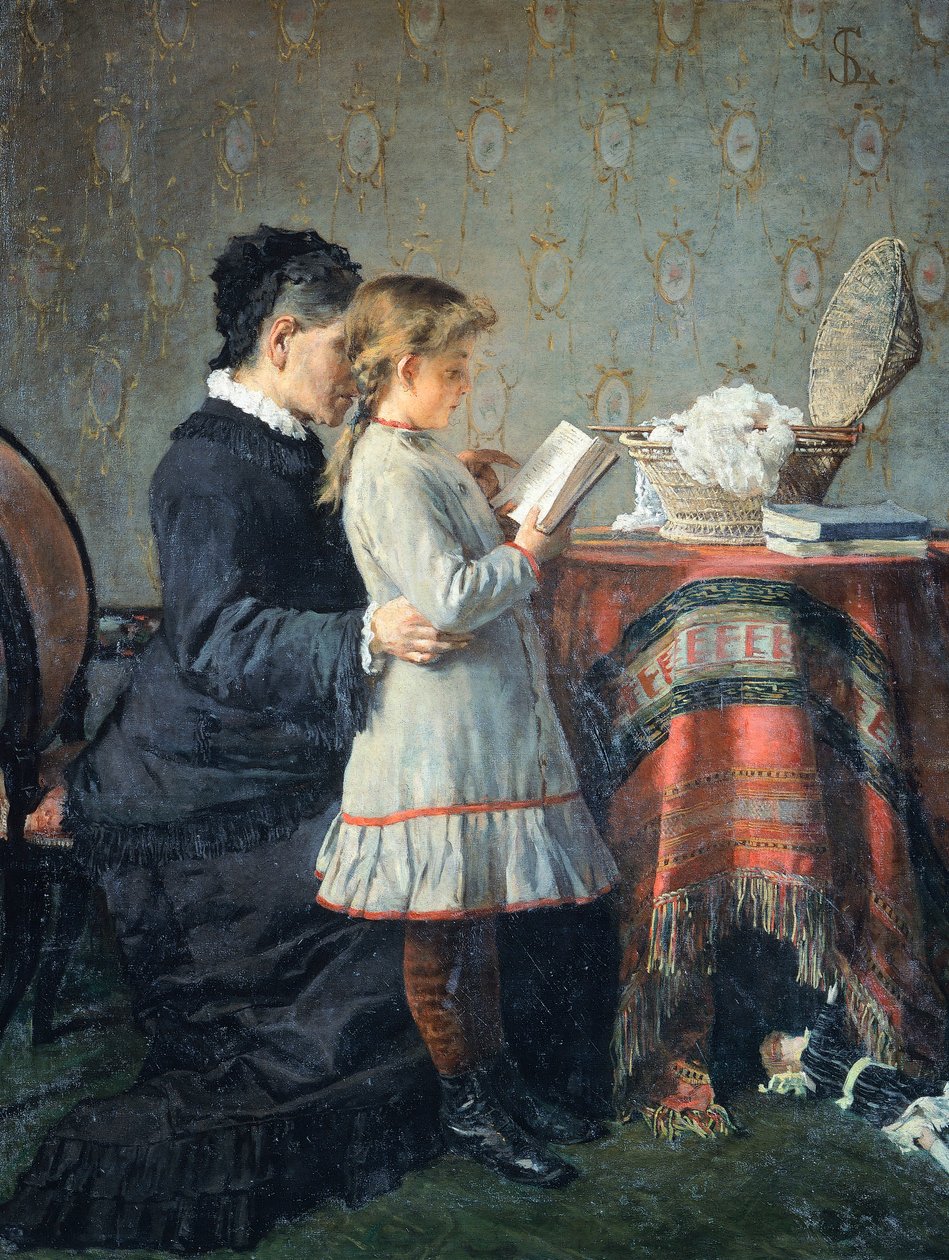 Nagymama órái alkotó: Silvestro Lega