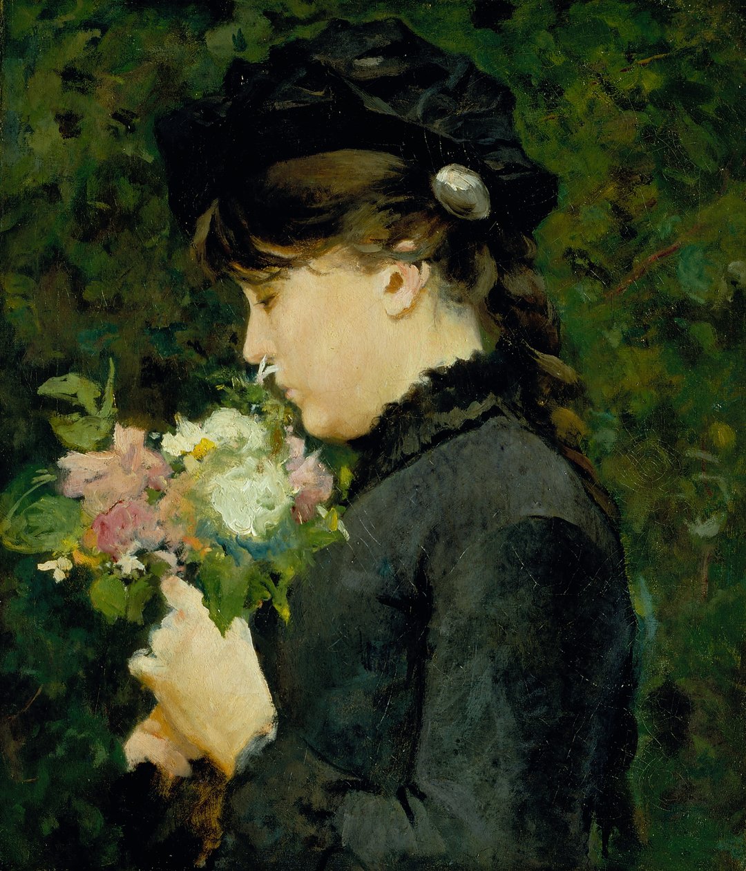 Eleonora Tommasi portréja, 1884-85 körül (olaj, vászon) alkotó: Silvestro Lega