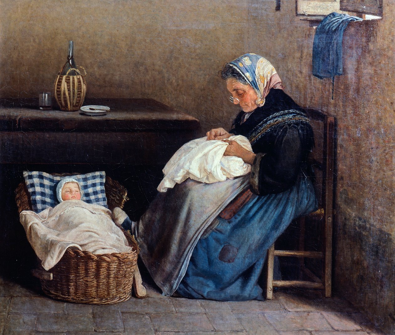 A nagymama, írta Silvestro Lega alkotó: Silvestro Lega