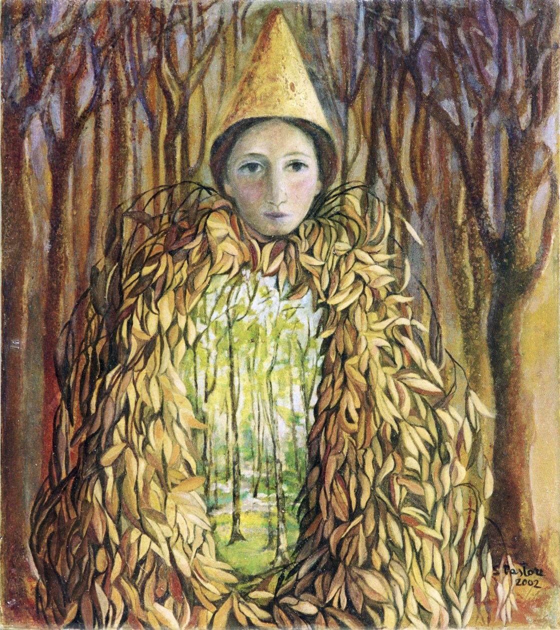 Téli napforduló, 2002 (olaj, zsugorított panel) alkotó: Silvia Pastore