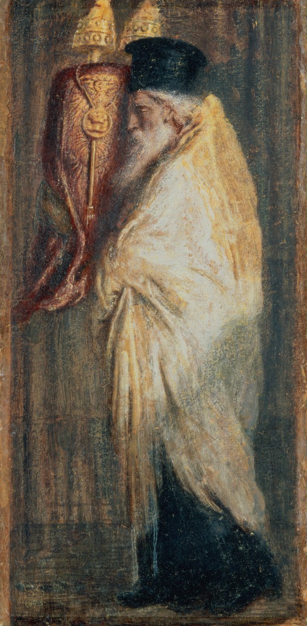 Áron a törvénytekerccsel, 1875 alkotó: Simeon Solomon