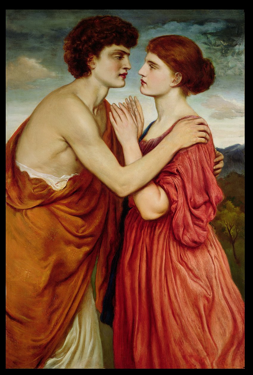 Isaac és Rebecca alkotó: Simeon Solomon