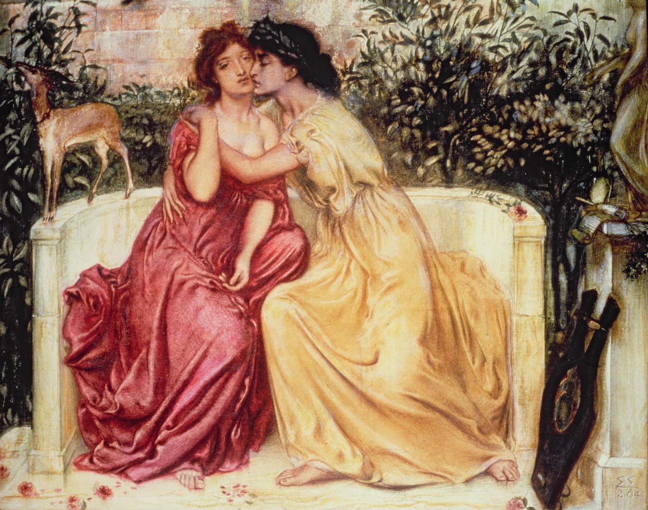 A szeretők alkotó: Simeon Solomon