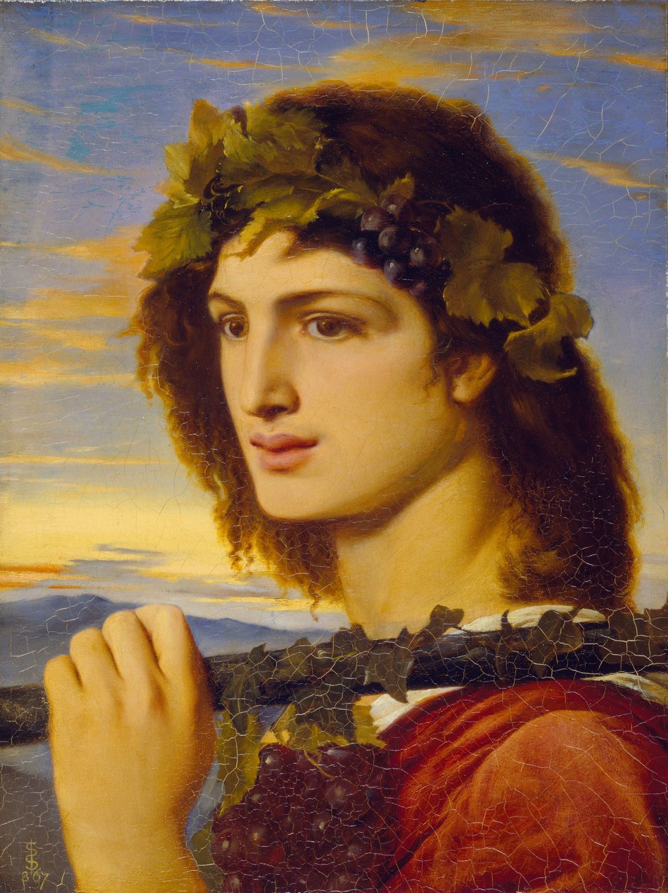 Bacchus, 1867 alkotó: Simeon Solomon