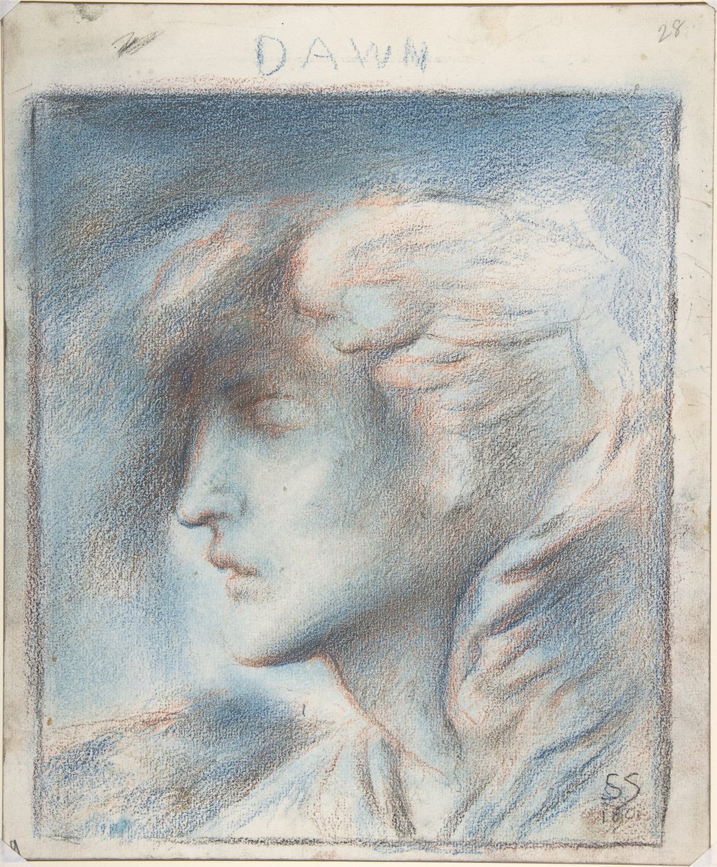 Hajnal (Hypnosz feje) alkotó: Simeon Solomon