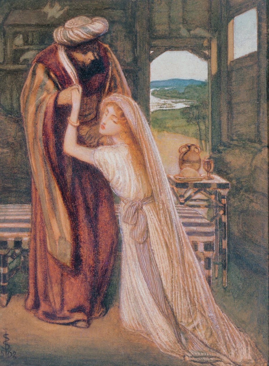 Ruth és Boáz alkotó: Simeon Solomon