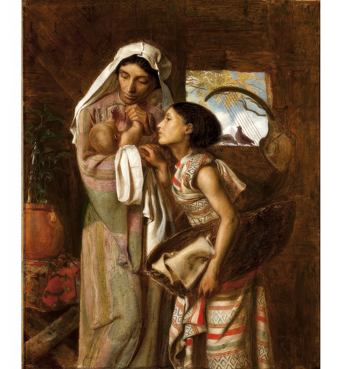 Mózes anyja alkotó: Simeon Solomon