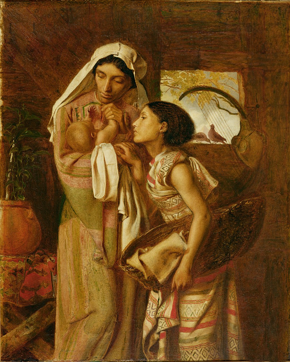 Mózes anyja, 1860 körül (olaj, vászon) alkotó: Simeon Solomon