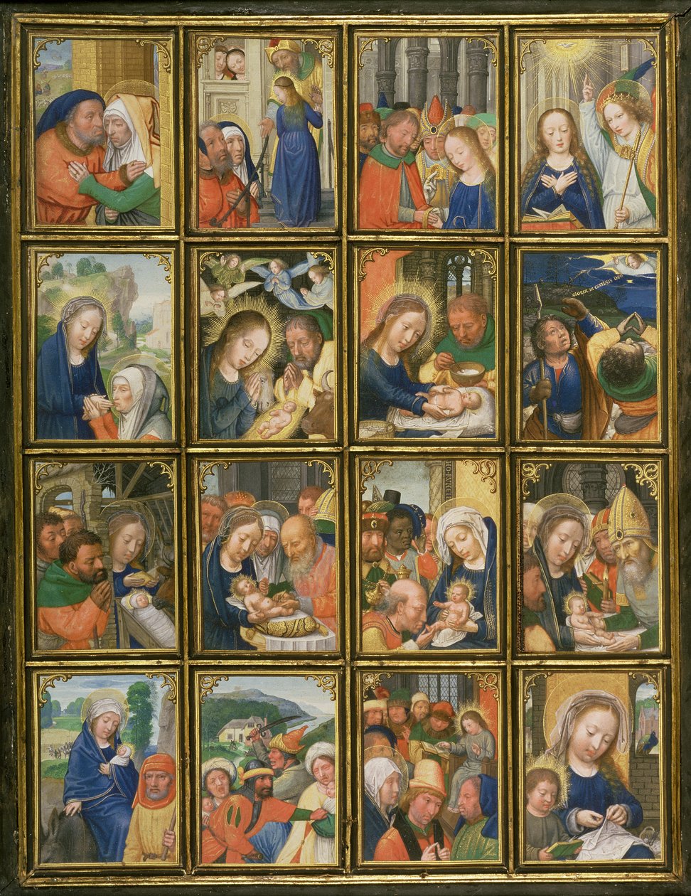A Szűzanya élete, a Stein-quadriptichonról alkotó: Simon Bening