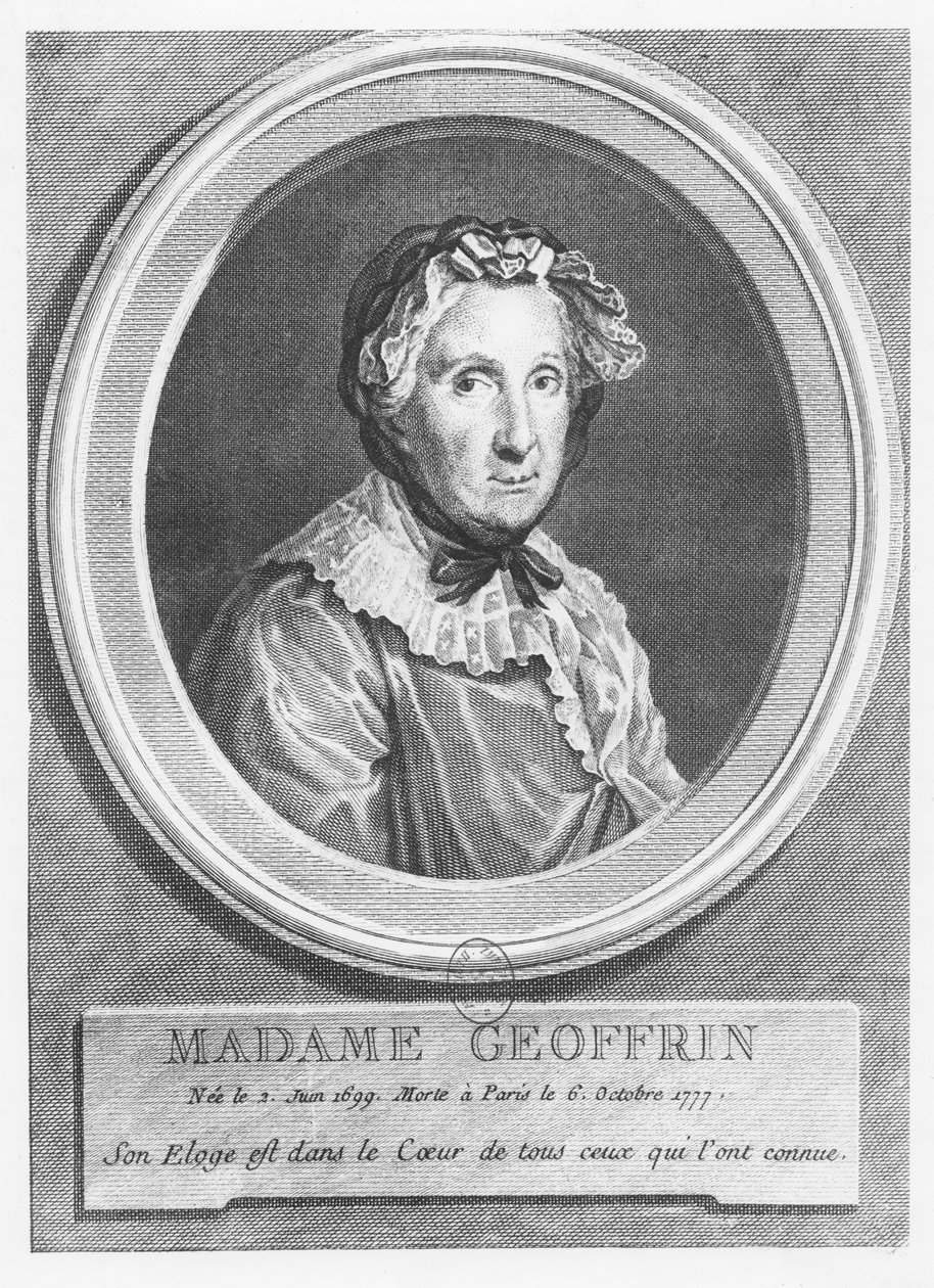 Madame Geoffrin portréja alkotó: Simon Charles Miger