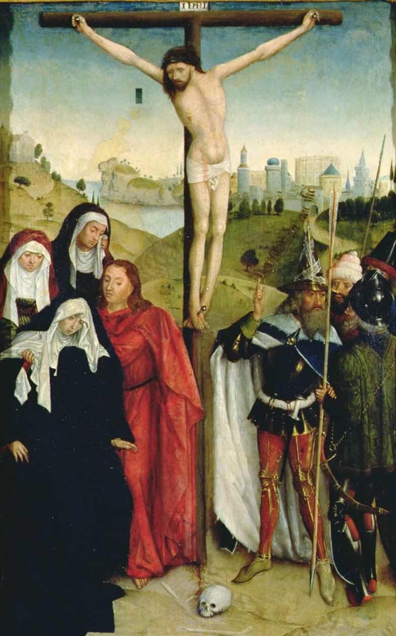 Keresztre feszítés alkotó: Simon Marmion