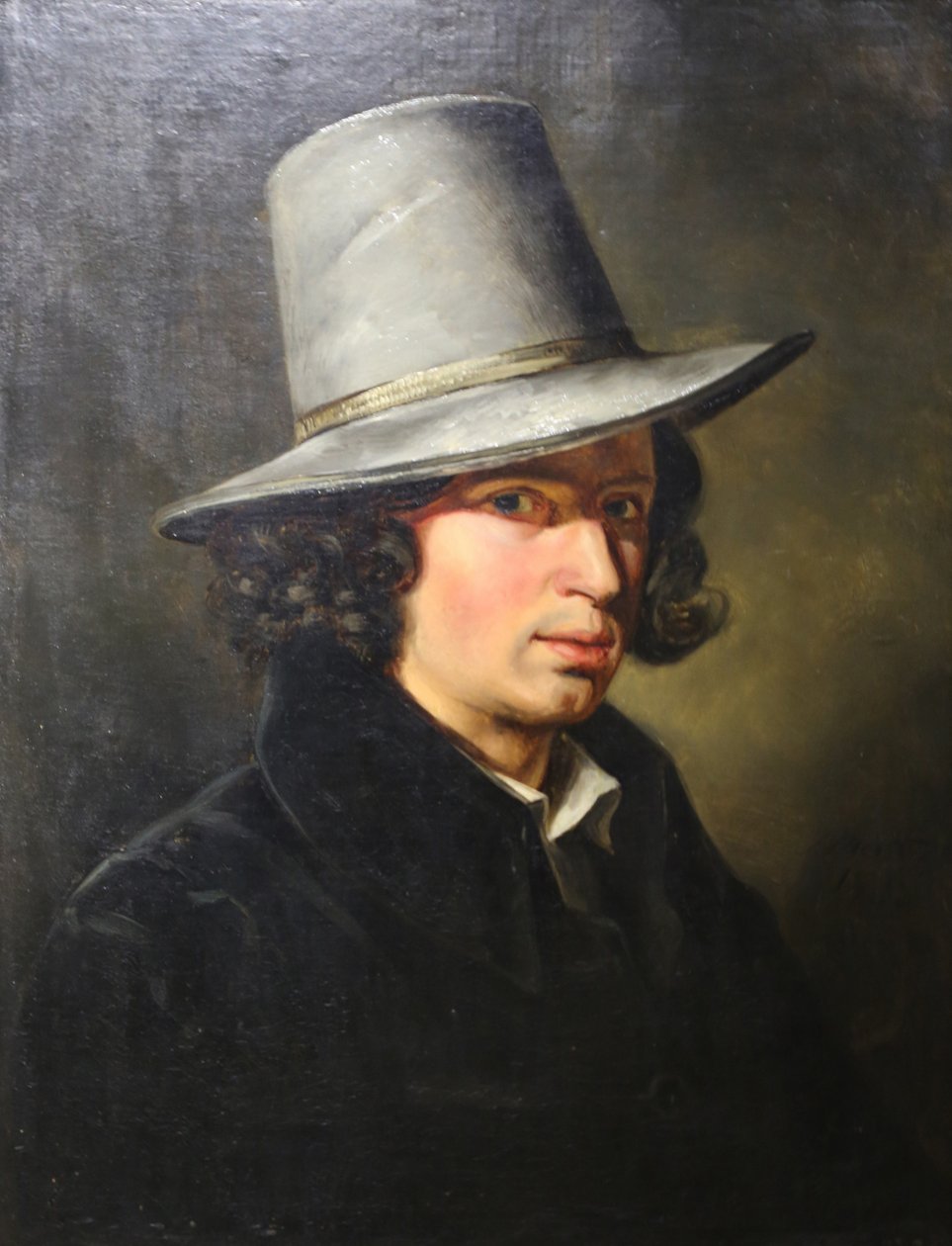 Önarckép kalappal alkotó: Simon Meister