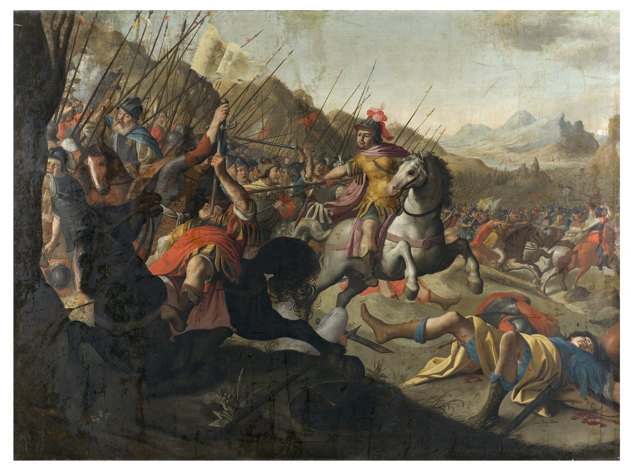 Római csata, 1641 alkotó: Simon Peter Tilemann