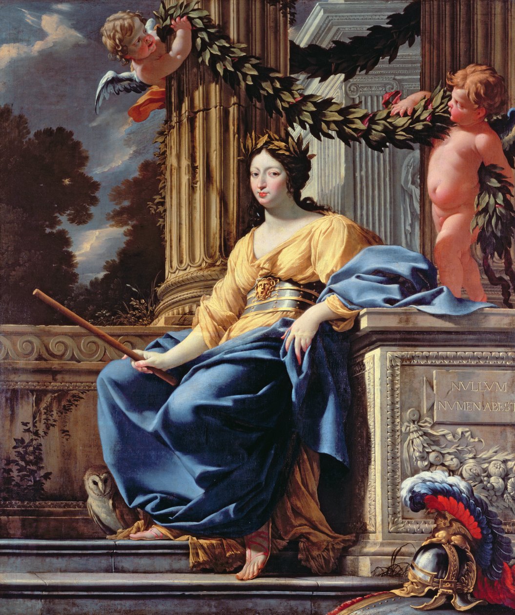 Ausztriai Anna allegorikus portréja, 1643 után alkotó: Simon Vouet