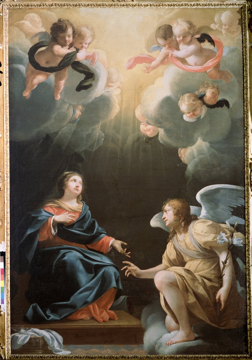 Az Annunciáció, 1632 alkotó: Simon Vouet