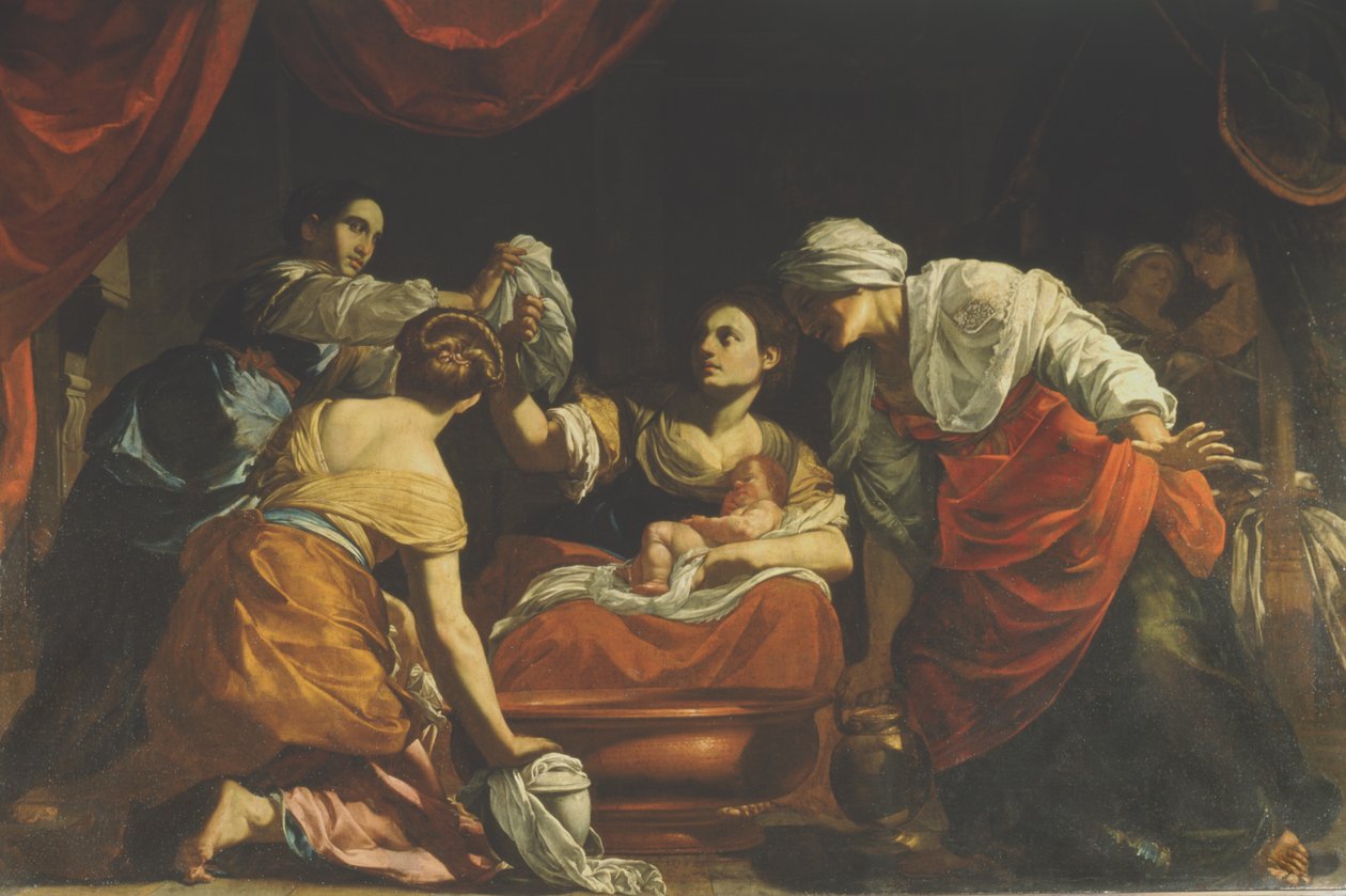 A Szűz születése, 1620 körül alkotó: Simon Vouet