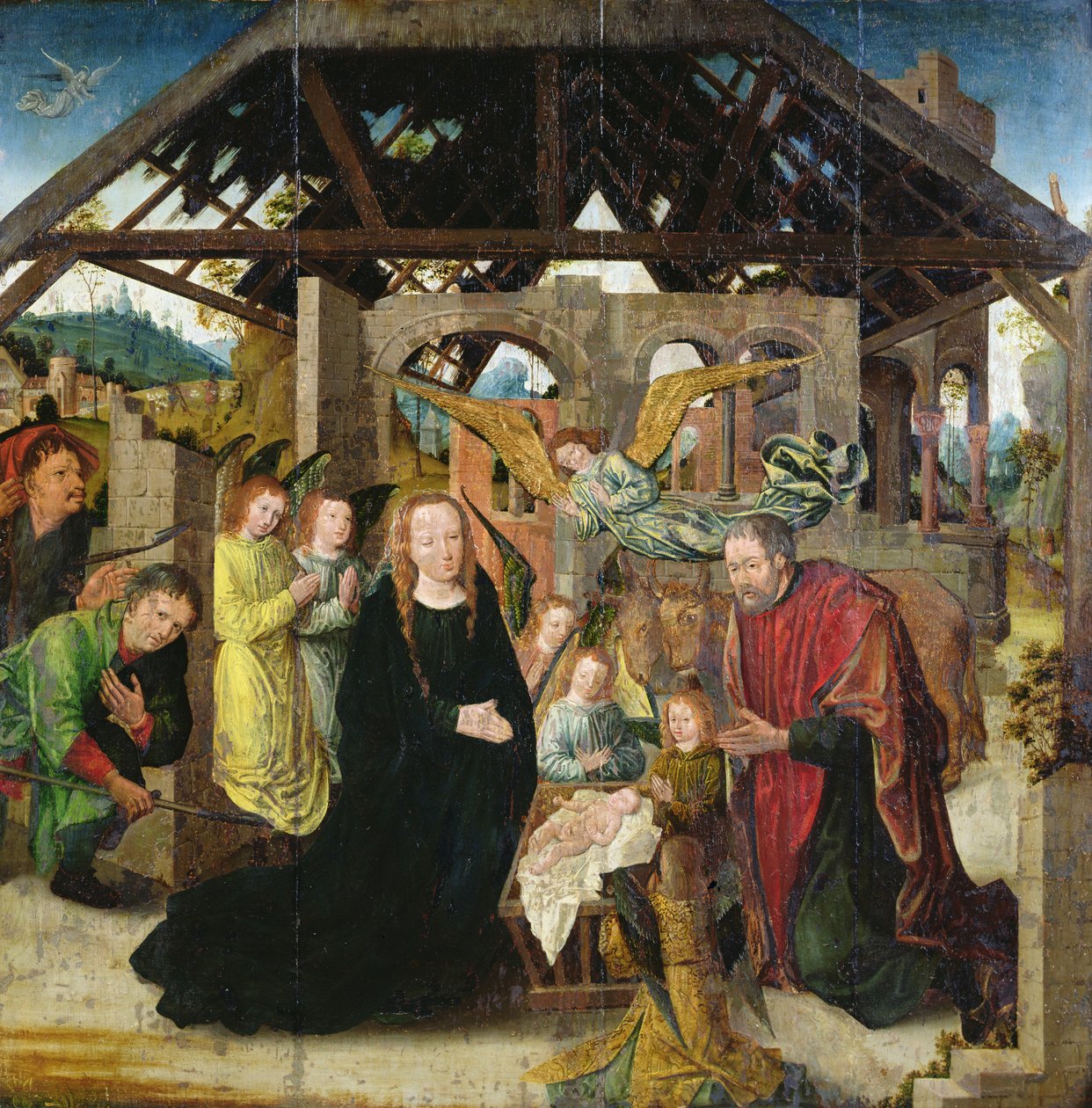 A pásztorok imádása alkotó: Simon Marmion