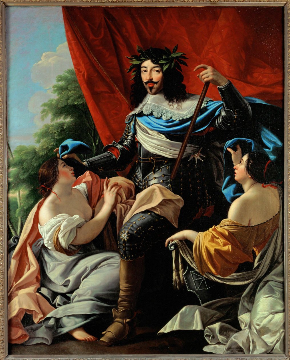 Louis XIII, King of France and Navarra ... (festmény, vászon) alkotó: Simon (circle of) Vouet