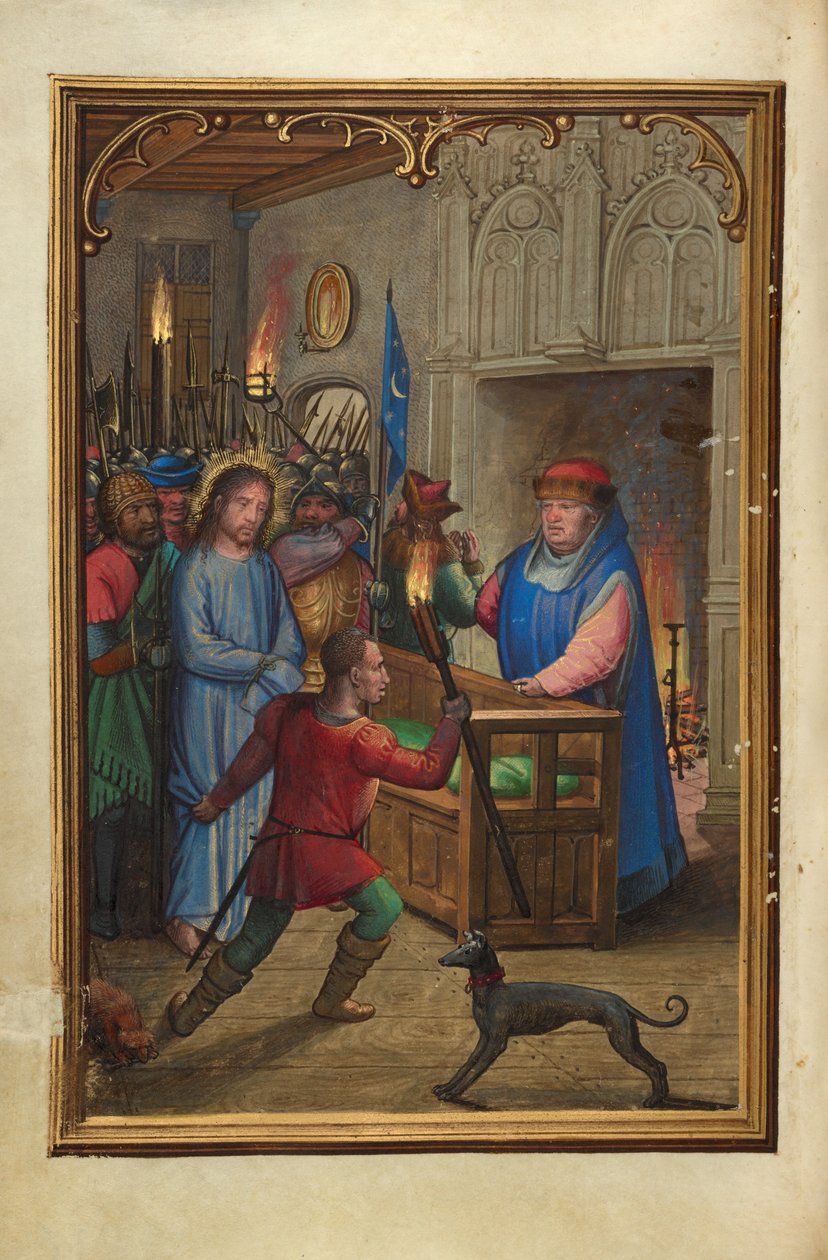 Krisztus Annás előtt alkotó: Simon Bening