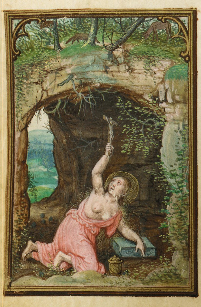 Fólió egy miniatűr Órakönyvből, Róma felhasználása, Brugge, 1530-35 alkotó: Simon Bening