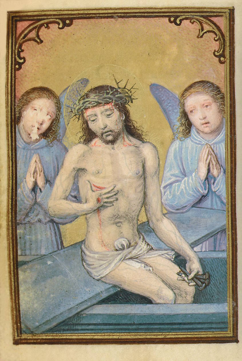 Fólió egy miniatűr Órakönyvből, Róma felhasználása, Brugge, 1530-35 alkotó: Simon Bening