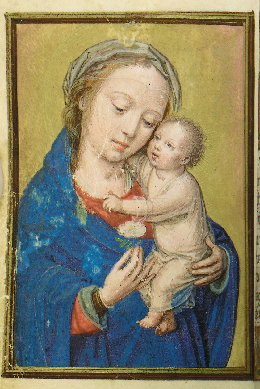 Fólió egy miniatűr Órakönyvből, Róma felhasználása, Brugge, 1530-35 alkotó: Simon Bening