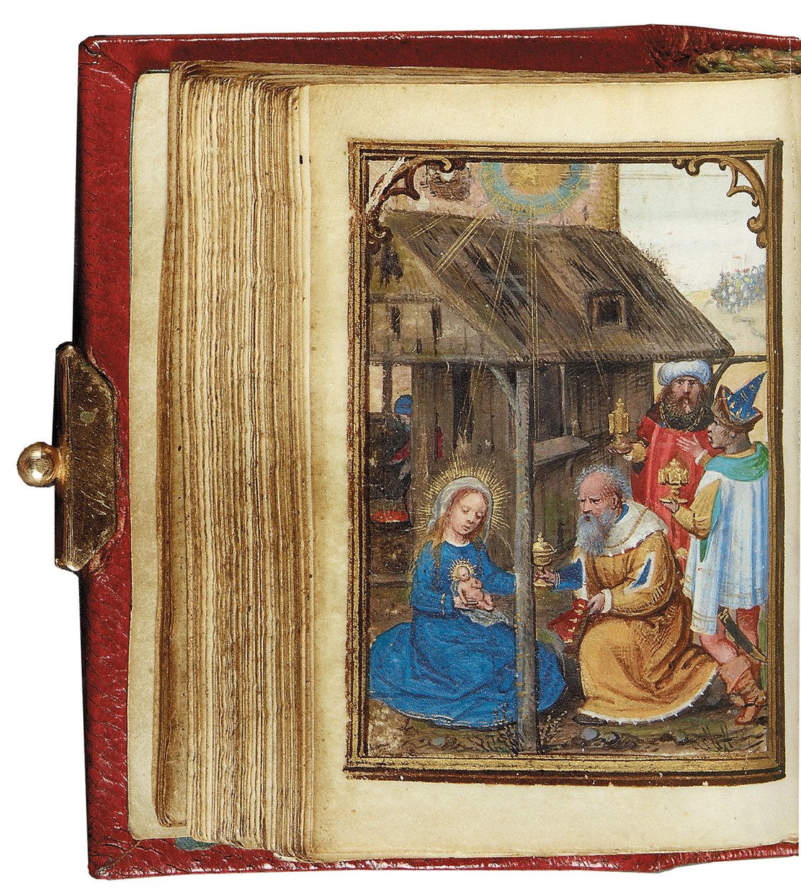 Fólió egy miniatűr Órakönyvből, Róma felhasználása, Brugge, 1530-35 alkotó: Simon Bening