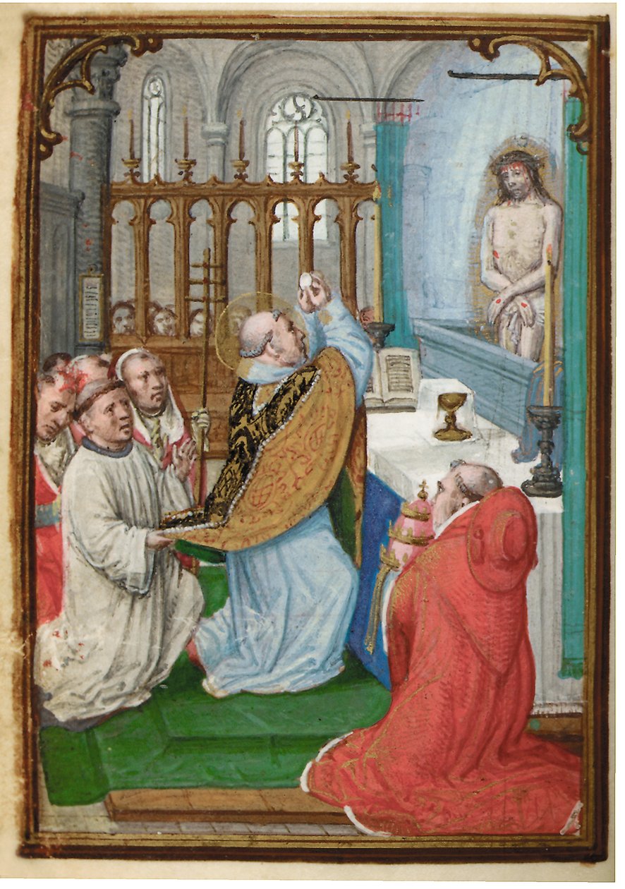 Fólió egy miniatűr Órakönyvből, Róma felhasználása, Brugge, 1530-35 alkotó: Simon Bening