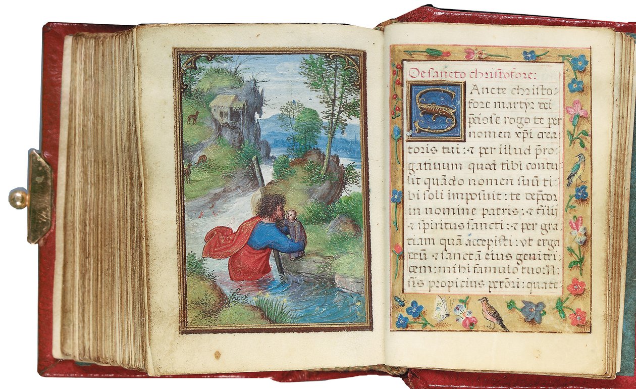 Fólió egy miniatűr Órakönyvből, Róma felhasználása, Brugge, 1530-35 alkotó: Simon Bening