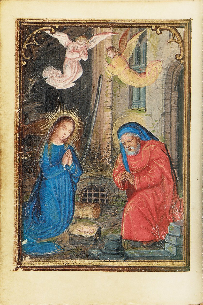 Fólió egy miniatűr Órakönyvből, Róma felhasználása, Brugge, 1530-35 alkotó: Simon Bening