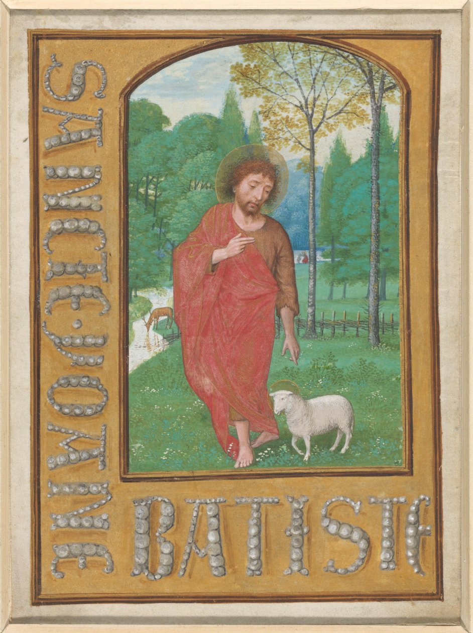 Keresztelő Szent János alkotó: Simon Bening