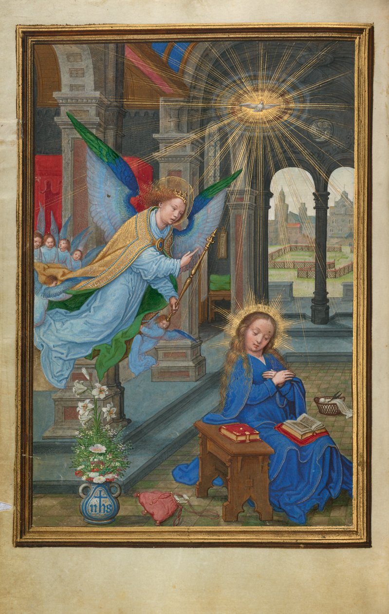 Az Annunciáció alkotó: Simon Bening