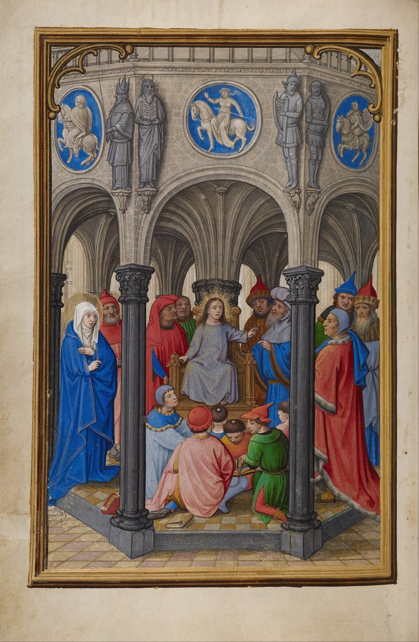 A vita a templomban alkotó: Simon Bening