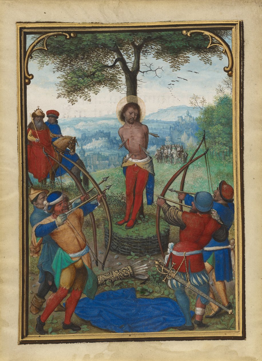 Das Martyrium des Heiligen Sebastian alkotó: Simon Bening