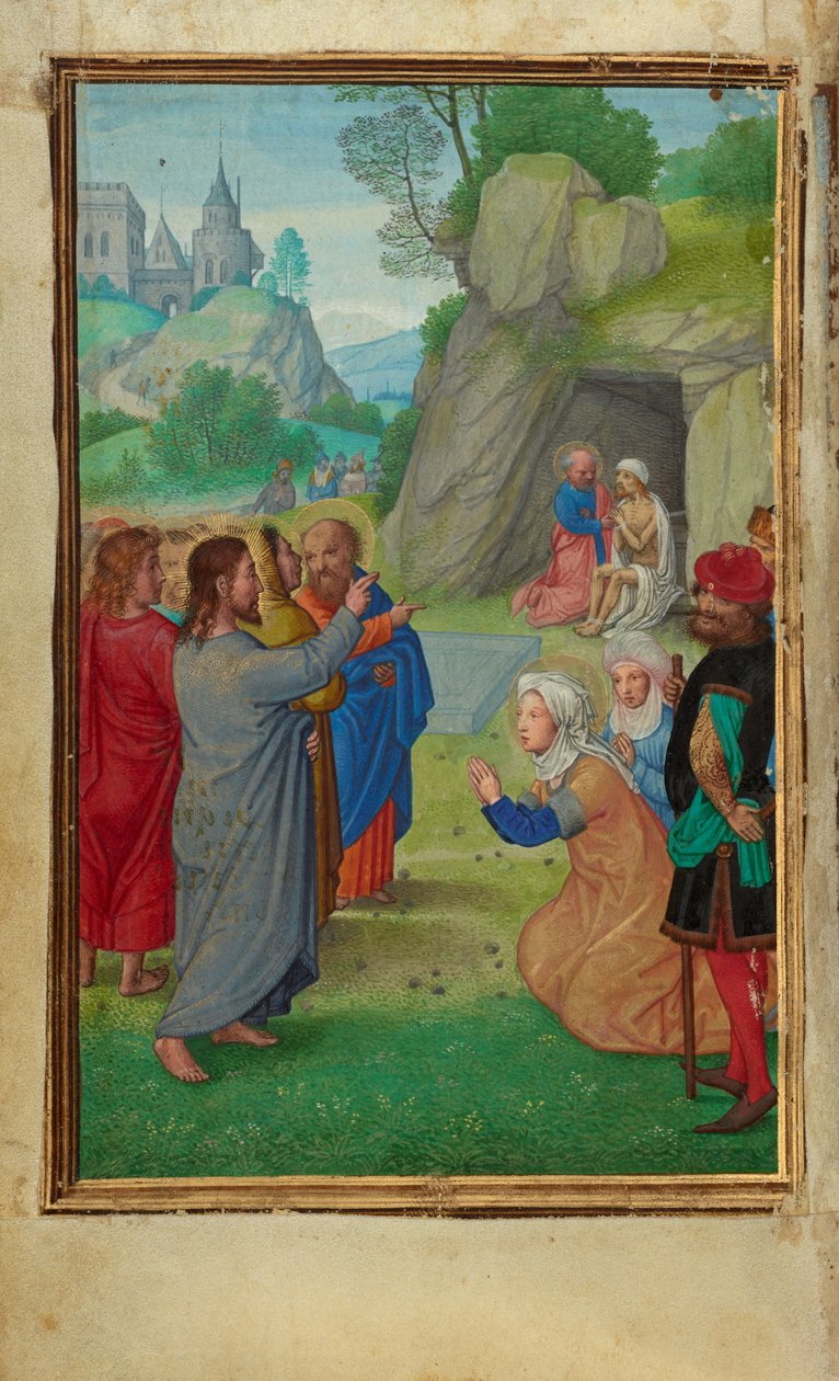Die Auferweckung des Lazarus alkotó: Simon Bening