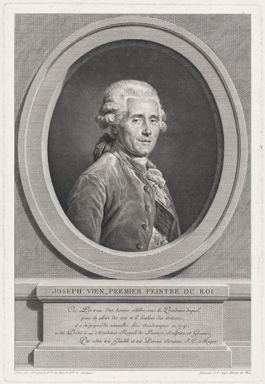 Joseph Vienne alkotó: Simon Charles Miger after Adélaïde Labille Guiard