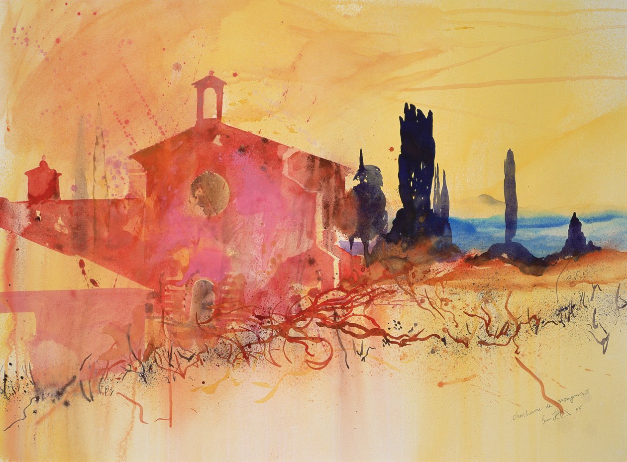 Chartreuse de Mougeres, Franciaország, 2004 (akvarell) alkotó: Simon Fletcher