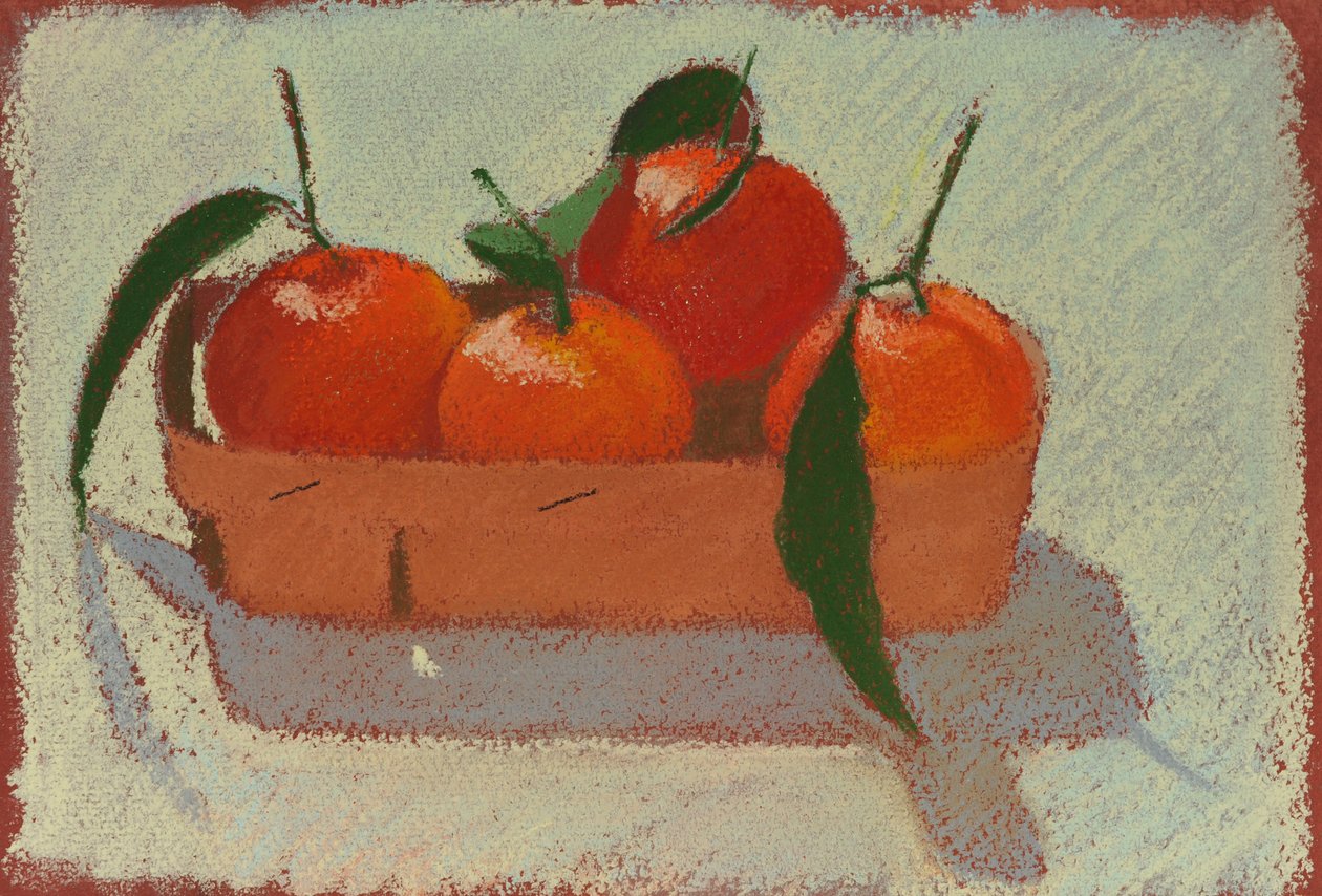Karácsonyi mandarin, 2015 (pasztell, papír) alkotó: Simon Fletcher
