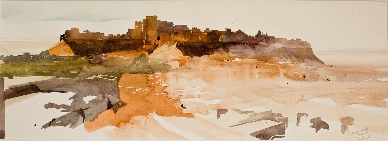 Sivatagi citadella, Jaiselmer (akvarell, papír) alkotó: Simon Fletcher