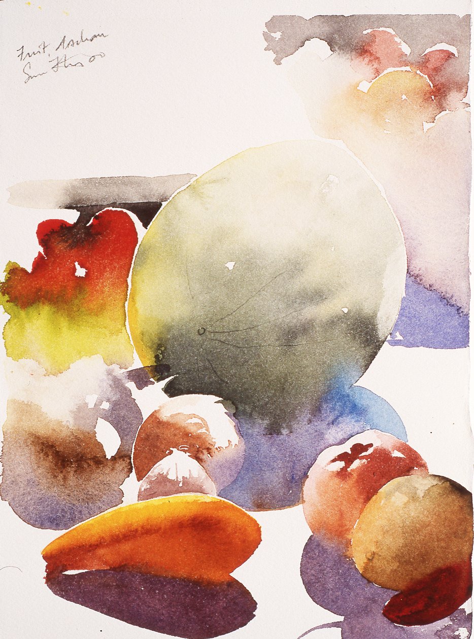 Gyümölcs, Aschau, 2000 (akvarell) alkotó: Simon Fletcher