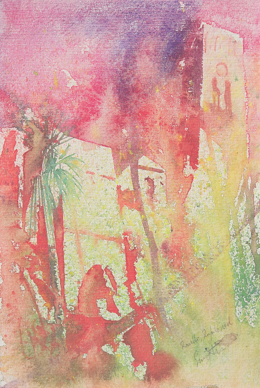 Ravello rufulo, Olaszország, 2001 (akvarell) alkotó: Simon Fletcher