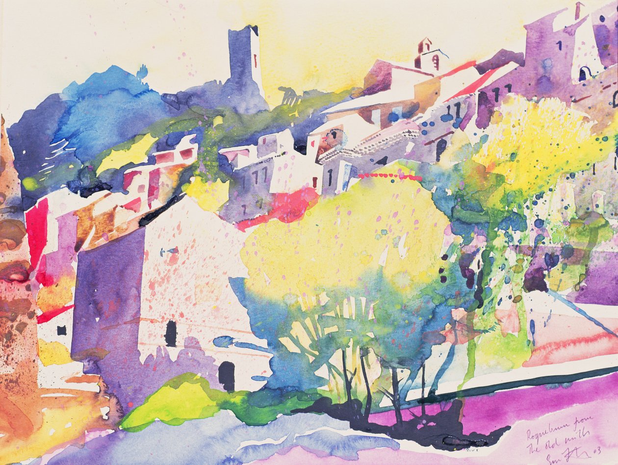 Roque Brun a régi malomból, 2003 (akvarell, papír) alkotó: Simon Fletcher