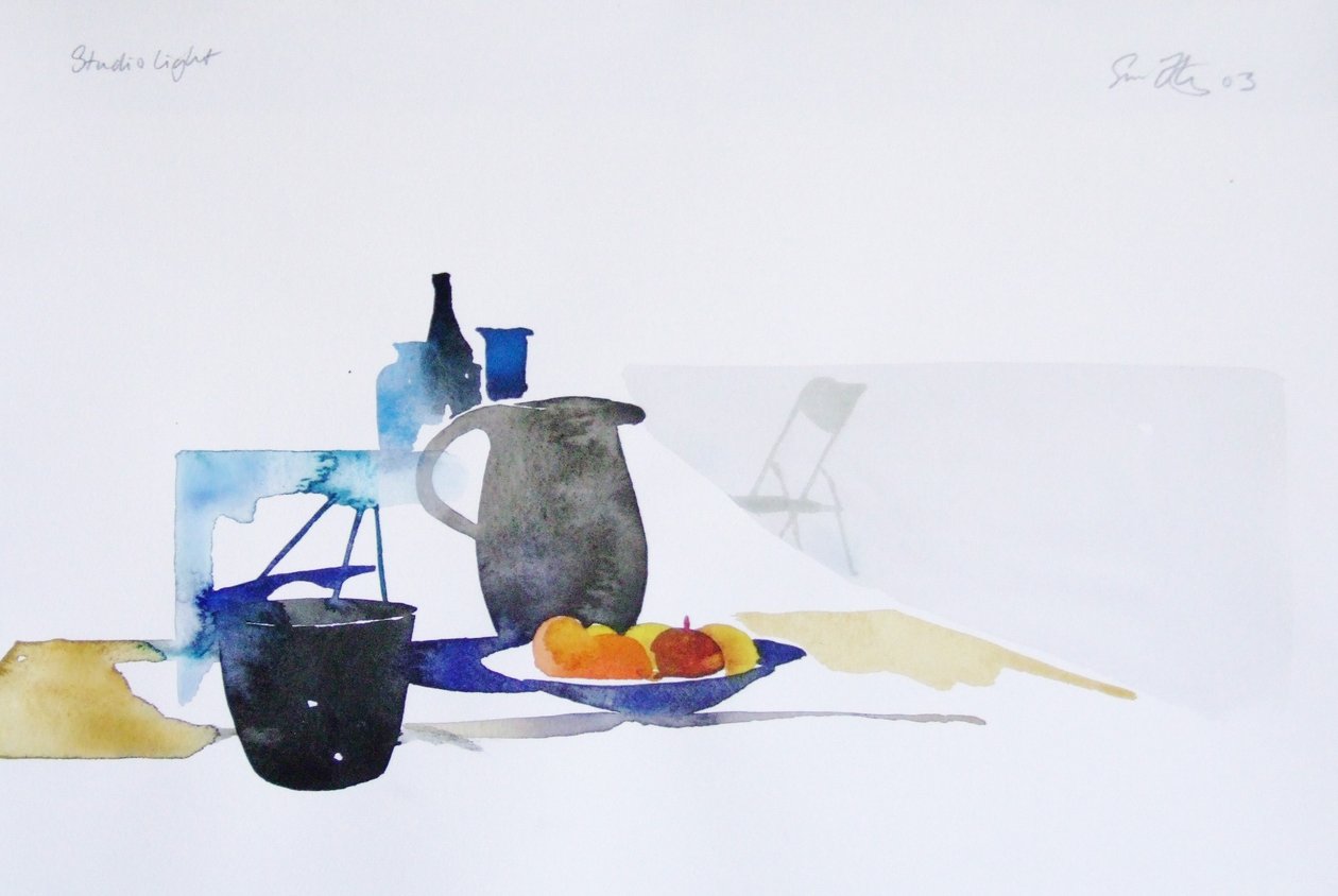 Studio Light (akvarell, papír) alkotó: Simon Fletcher
