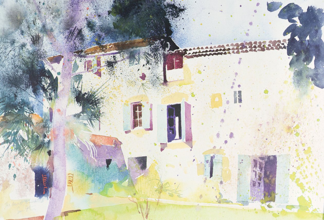 A Bourdic-ház, 2003 (akvarell) alkotó: Simon Fletcher