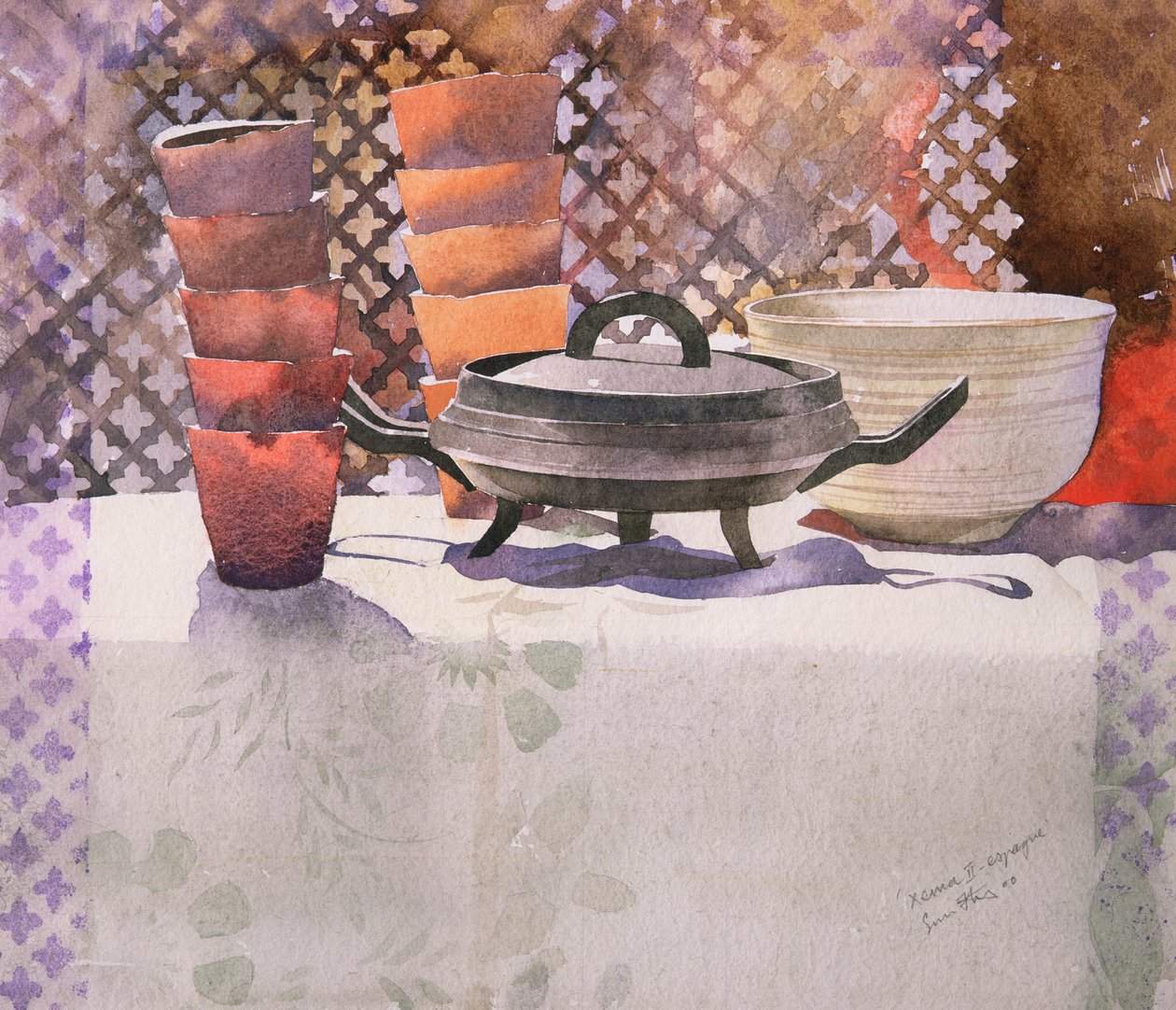 Xema Espagne, 2000 (akvarell) alkotó: Simon Fletcher