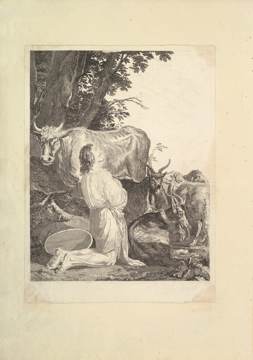 The Prodigal Son Houghton Gallery, 1781. alkotó: Simon Francois Ravenet