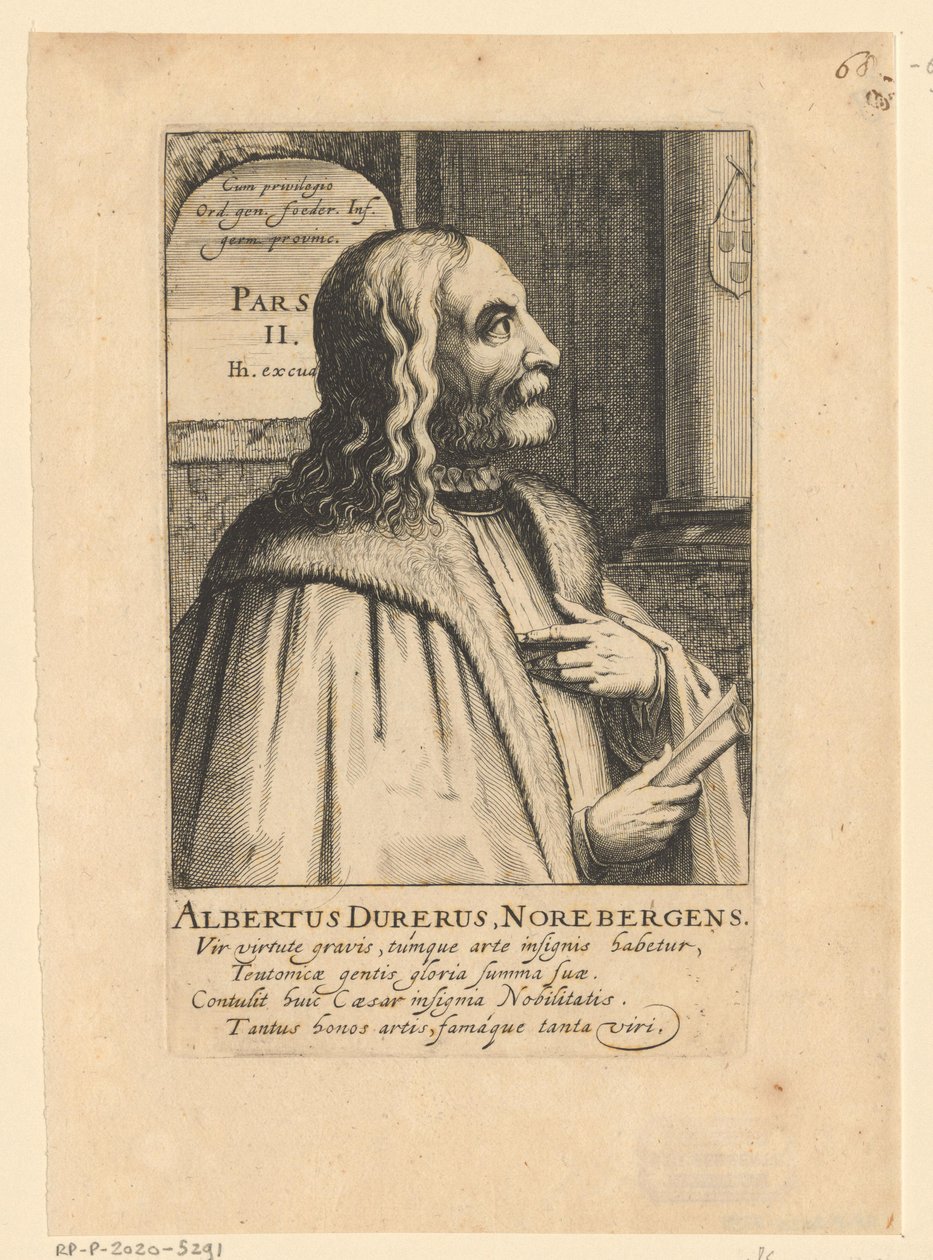 Albrecht Dürer portréja alkotó: Simon Frisius