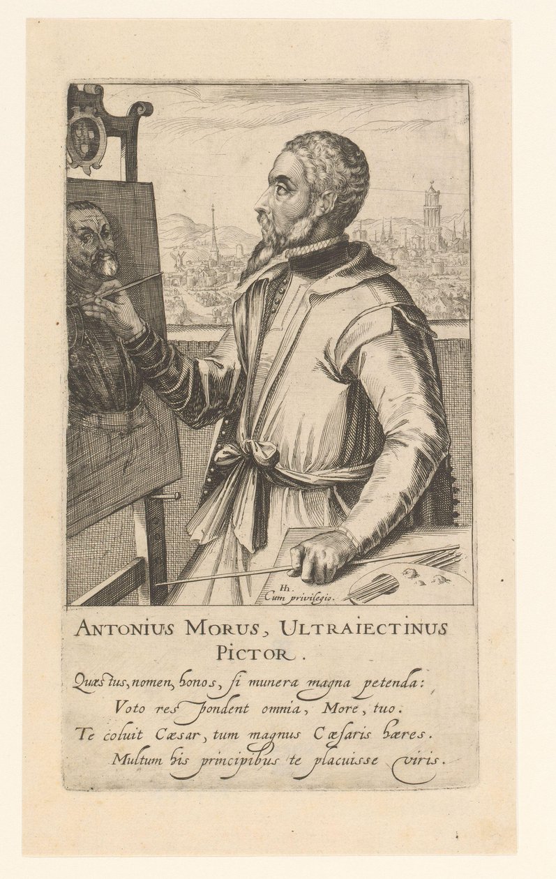 Anthonio Moro portréja alkotó: Simon Frisius